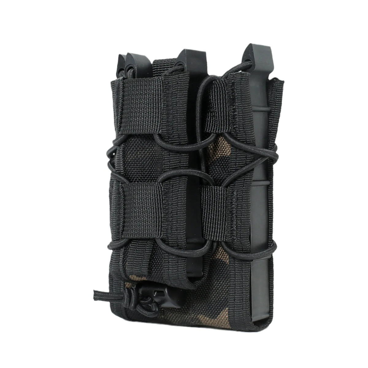 5.56 9mm Molle Magazine Pouch AK AR M4 AR15 Double Decker Magazine Holder Bag Rifle Pistol Mag Holster Hunting Vest Pouches