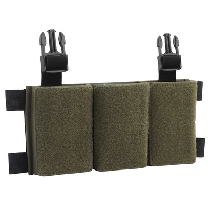 Tactical Triple 556/762 Magazine Pouch Dual Placard SR AR SCAR G3 AK M4 Mag Bag LV119 HSP Vest Plate Carrier Airsoft Accessories