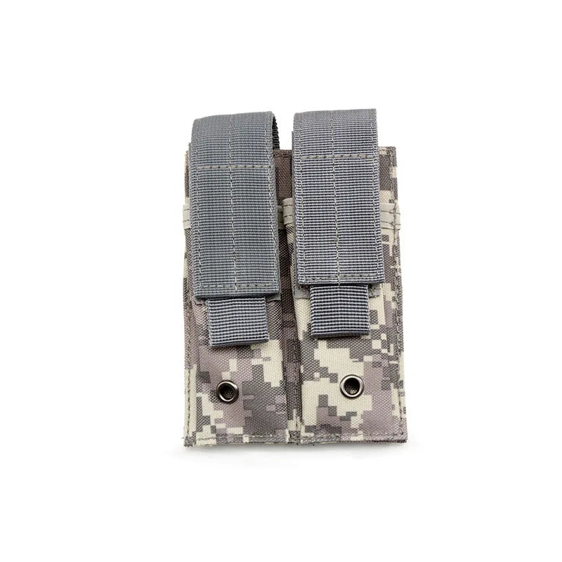 9mm Magazine Pouch Single Double Magazine Pouch Outdoor Molle Open Top Magazine Pouch for Glock M1911 92F Flashlight Bag
