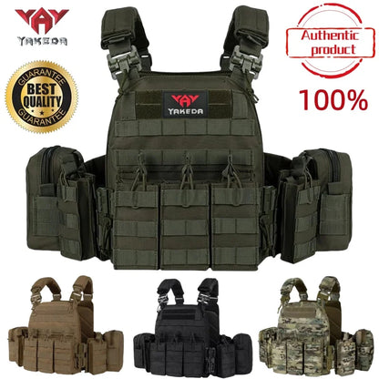 YAKEDA Quick Disassembly Training Vest, Detachable and Expandable, Comfortable, Breathable, Wear-Resistant and Tear-Resistant