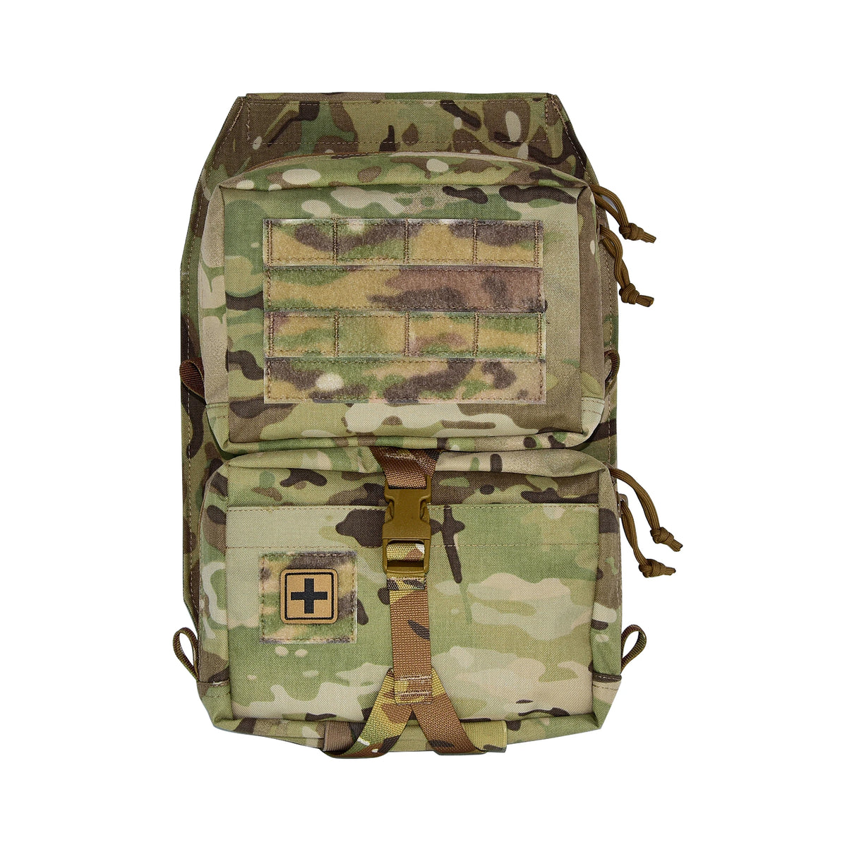 Tactical Vest Backboard Bag for Plate Carrier Quick Release Molle Detachable General Purpose Pouch Airsoft Huting Accessory