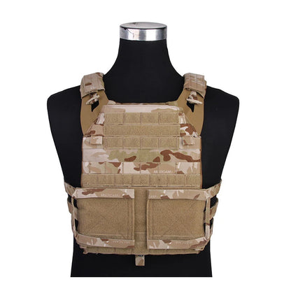 Emersongear Hunting Vest Assault Jum Plate Carrier Dummy Guard Body Armor Combat Hiking Camping Nylon Sports Outdoor