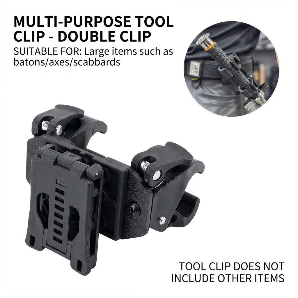Quick Detachable Adjustable Carry Holster for Hiking Stick Sword Axe, Multi Purpose Outdoor Emergency Survival