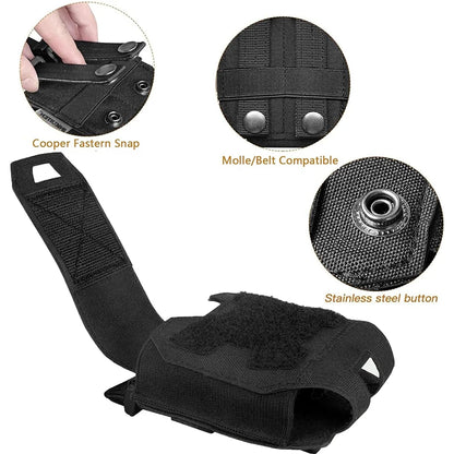Quick Draw Universal Handcuff Holster Handcuffs Pouch Shackles Holder Case Standard Chain Cuffs Cover Belt Pouch Lightweight