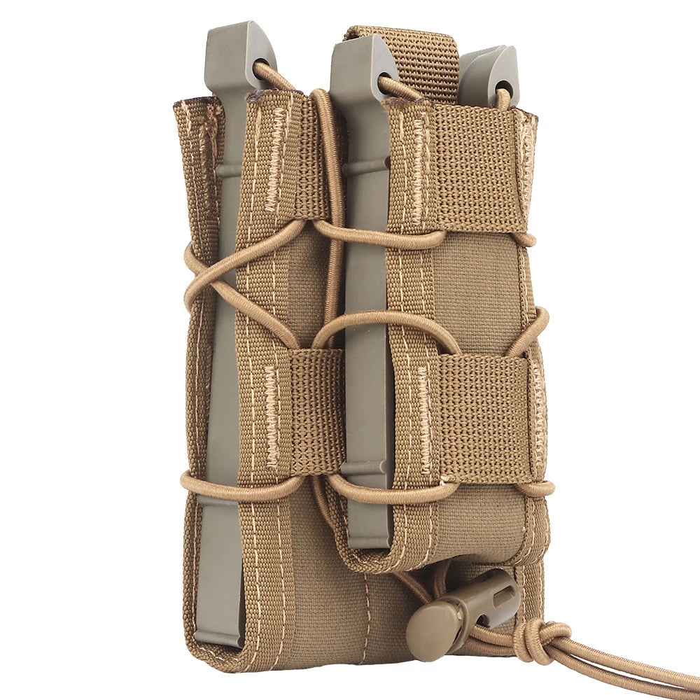 OPHIDANTAC 9MM 5.56 Magazine Pouches Tactical AK AR M4 AR15 Single Magazine Bag Rifle Molle Mag Holster Pouch Hunting