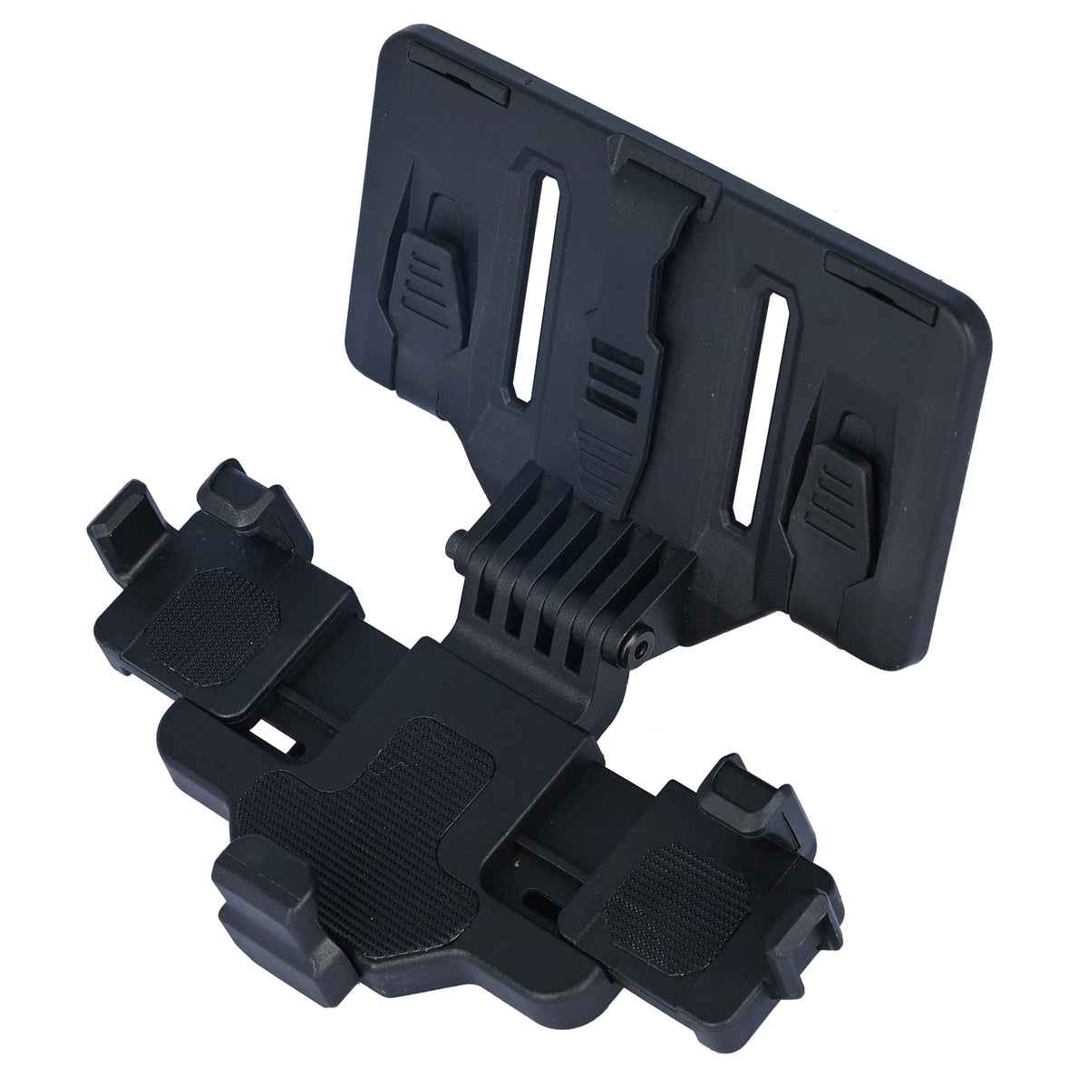 Latest Version Tactical Molle Phone Holder for Vest, Molle Phone Chest Mount Holder for Screen Size 6.0"-6.7&7.7"，Quick Release