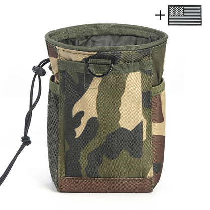 Rock Climbing Chalk Bag - Durable Nylon Waist Bag with Mesh Pocket and Drawstring Closure, Suitable for Outdoor Exploration