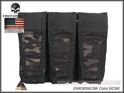 Emersongear Flap Triple Magazine Pouch Mag Storage Purposed Bag Molle System