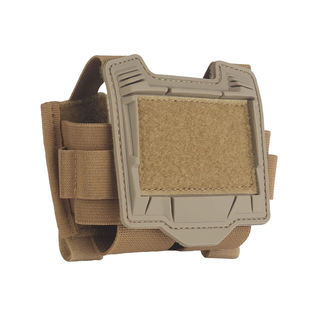 Tactical Helmet Bridge Battery Pack Storage Sub-Pouch NVG PVS31 Battery Pouch PTT Cable Box MOLLE Fast Helmet Counterweight Bag