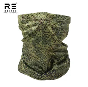 Tactical Camouflage Lightweight Mesh Fabric Sunscreen Mask Scarf Outdoor Sports Breathable Riding Sun Protection Quick Dry