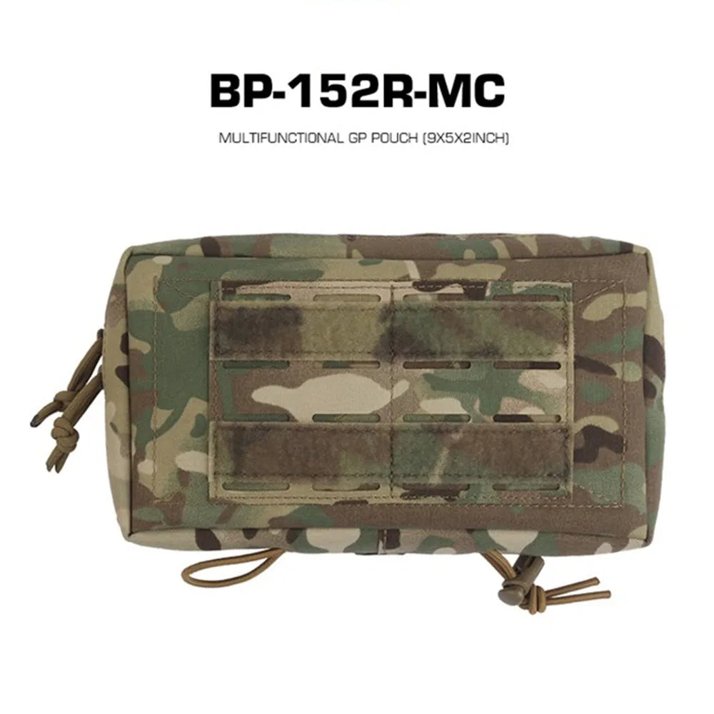 Tactical Multifunctional GP pouch (9x5x2inch) Outdoor Sports Waist Molle Belt Pouch Accessory Bag