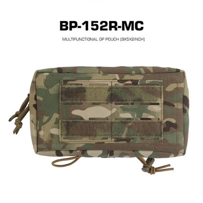 Tactical Multifunctional GP pouch (9x5x2inch) Outdoor Sports Waist Molle Belt Pouch Accessory Bag