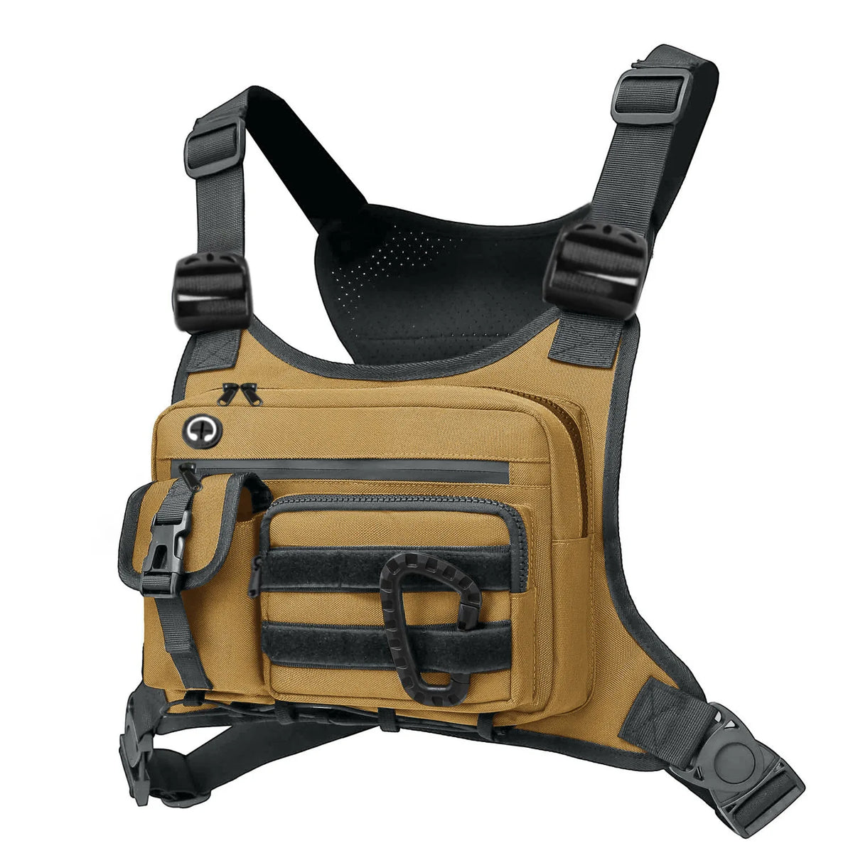 Tactical Chest Bag Men's Vest Edc Waterproof Anti-Theft Chest Pack Rig for Outdoor Cycling Bags Running Front Chest Pack