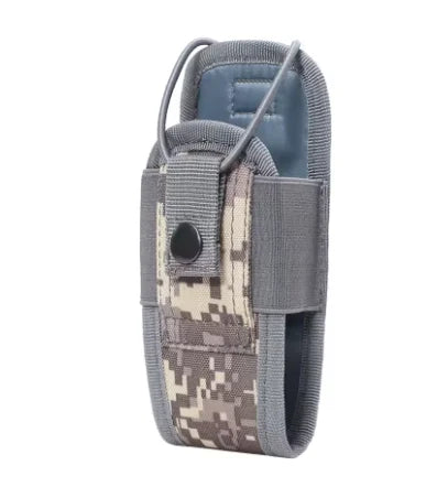 1000D Tactical Molle Radio Walkie Talkie Pouch Waist Bag Holder Pocket Portable Interphone Holster Carry Bag for Hunting Camping