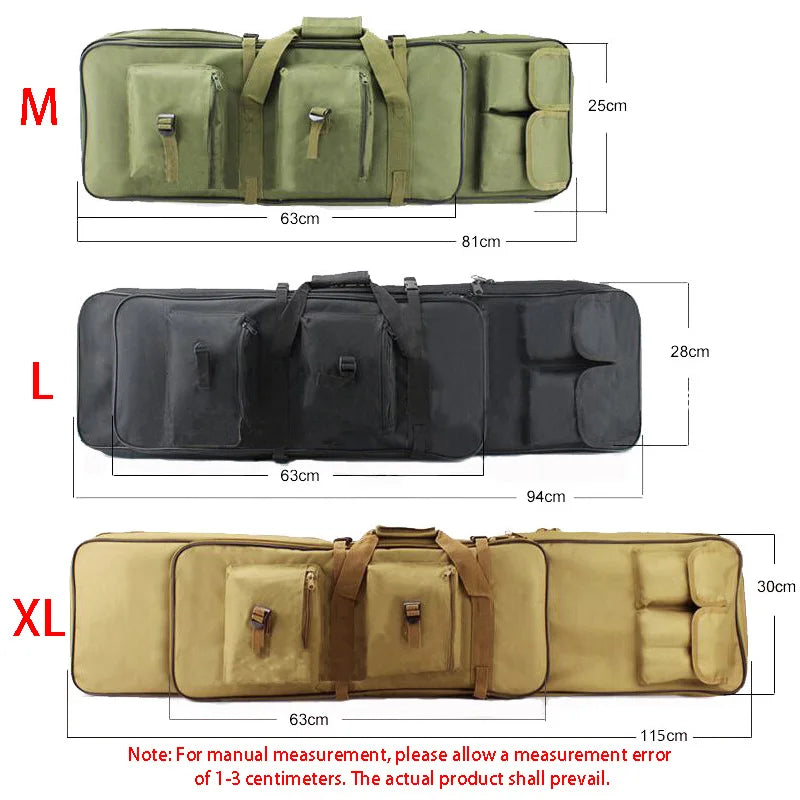 M/L/XL Tactical Bag Case, Multi-Purpose Backpack & Shoulder Bag for Outdoor Shooting, Hunting & Sports Accessories