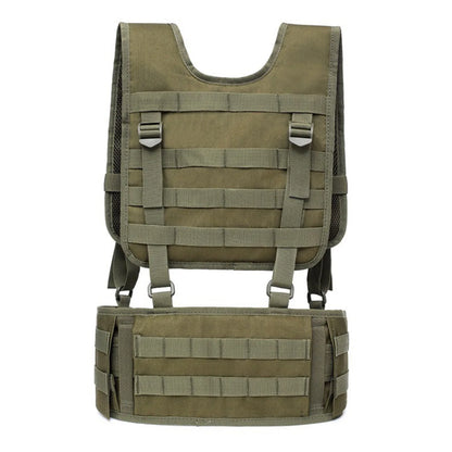 Adjustable Tactical Vest Airsoft Molle Chest Rig Detachable Waist Belt Combat Hunting Vest for Shooting CS Outdoor Equipment