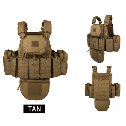 Quick-release Hunting Vest Molle Multifunctional Outdoor Tactical Vest YAKEDA Vest With Detachable and Expandable Shoulder Strap