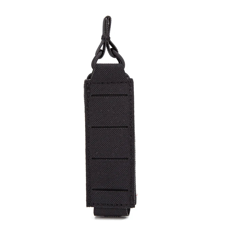 Nylon 9mm Magazine Pouch,Laser Cut LightWeight,Single,Molle System,Tactical Bag,Edc Pouches,Flashlight Bag,Hunting Accessories