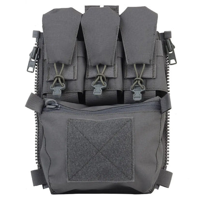 Tactical V5 FCPC Plate Carrier Back Panel Expansion Bag Supplement Sub-package Airsoft Triple Pouch Vest Accessories