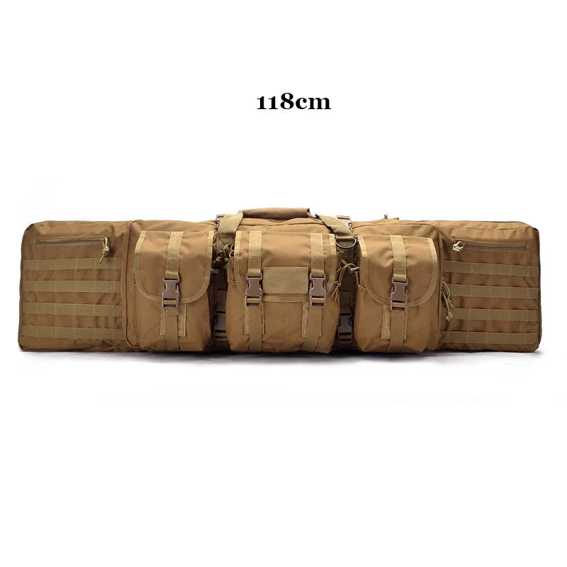 93CM/108CM/118CM/142CM Outdoor Hunting Gun Set Backpack Double Rifle Holster Equipment Camouflage Bag Large Capacity Backpack