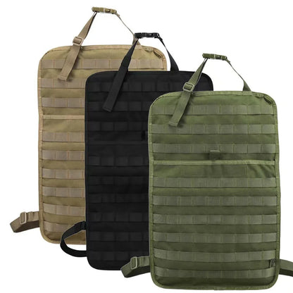 Molle Tactical Car Seat Cushion Universal Four Seasons Storage Bag Hanging Bags Car Stowing Tidying Pocket Interior Accessories