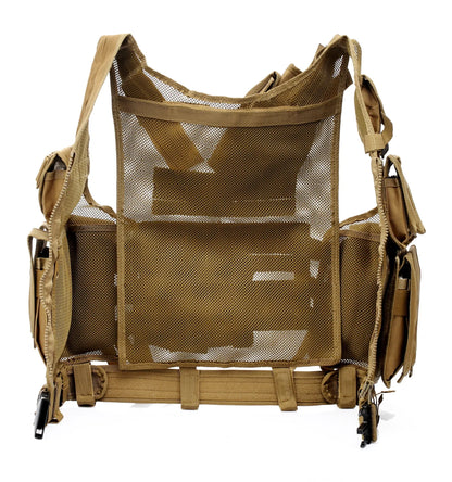 Tactical Vest Multi-Pocket Jungle Combat Security Hunting Outdoor CS Game Airsoft Training Protection Jacket