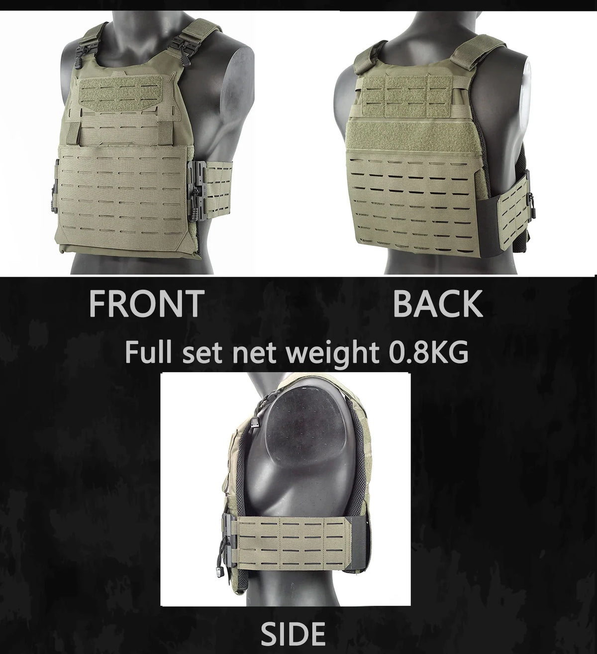 DMgear Magnetic Tactical Vest Molle Module Outdoor Vest Camouflage Quick Release