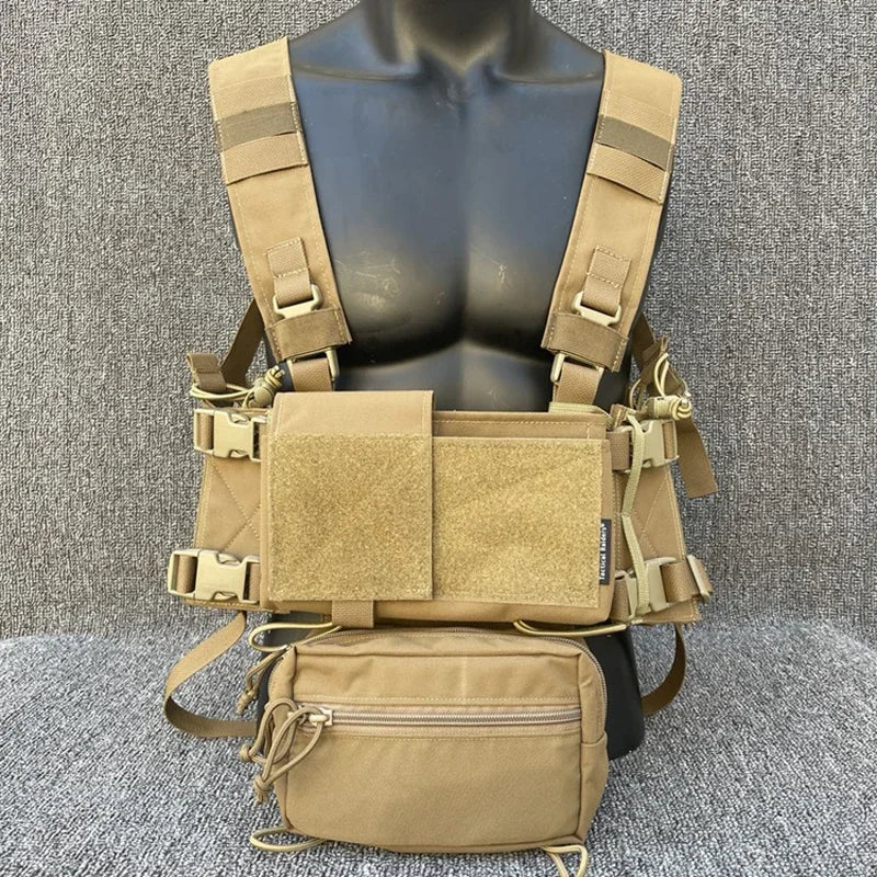 Tactical D3CRM Chest Rig H-Harness Kit MK3 MK4 Chest Rig Shoulder Strap Multicam Airsoft Vest Chest Strap Accessories