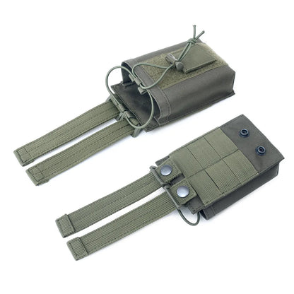 Nylon Molle Radio Pouch Walkie Talkie Holder Bag Sports Pendant Hunting Magazine Mag Pouch Outdoor Gear