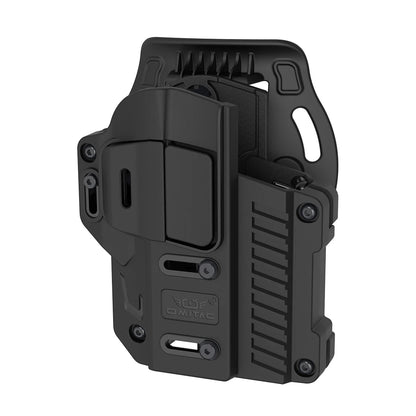 Universal Tactical Holster, OWB Paddle Universal Holster,Polymer Right Hand,Level 2 Retention