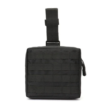 Hunting Molle Tactical DUMP Drop Leg Panel Utility Pouch Outdoor Hiking Storage Magazine Camo Waist Bag