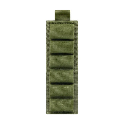 Hunting accessories: 6-loop shotgun stock shell holder, 12-gauge cartridge bag, rifle stock, bullet carrier, Velcro