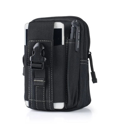 Mobile Phone Case Pouch Waist Bag Waterproof Nylon Multifunction Casual Men Waist Pack Male Small Bag