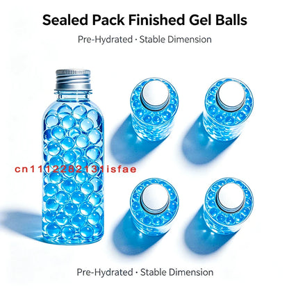 S2-Super Tough Squeezeproof Frosted Transparent EVA Pellets Uniform Full 50000Pcs 7-8mm 14+ Adult Wargame Spare Ammo