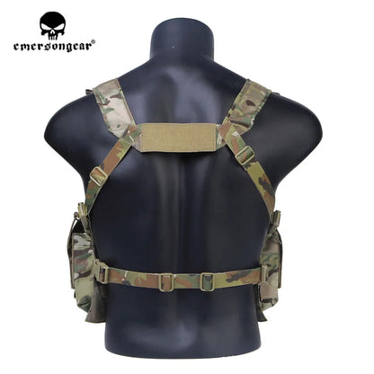 Emersongear MF Style Tactical Chest Rig UW Gen IV Airsoft Hunting Vest Harness Split Front Carrier