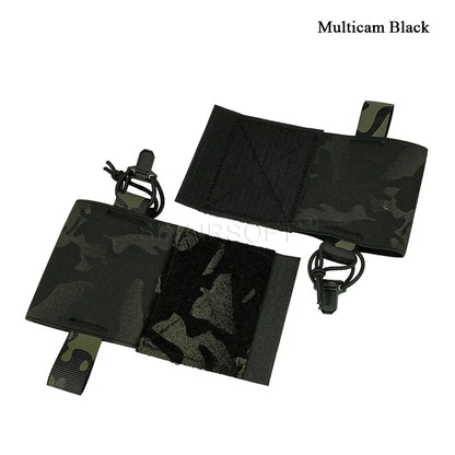 Tactical Elastic MBITR Radio Holder Wingman Pouch AR M4 5.56 Magazine Storage Shock Cord Retension Hunting Vest Accessories