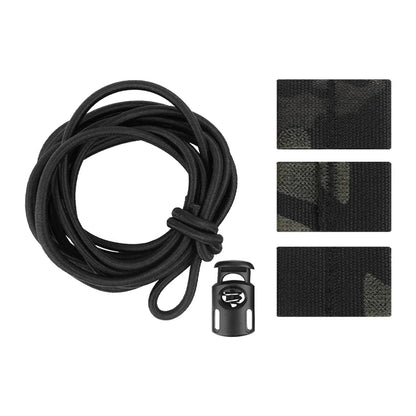 Tactical National Flag Bungee Elastic Fasten Strap Camping Elastic Bungee Cord Secure Attachment Hunting Gear Cord Tool Kits 82"
