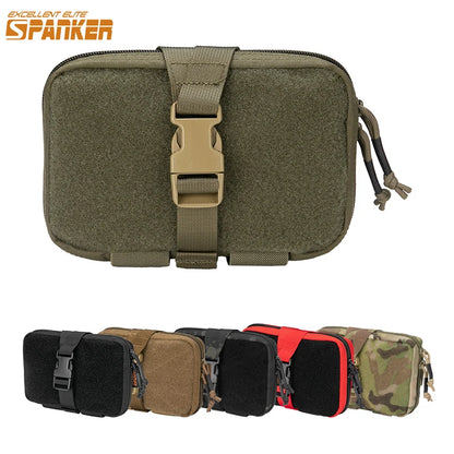 Tactical Molle Pouch Waist Pack EDC Portable Bag Magic Tape Tool Bag Hunting Vest Accessories Pouch Outdoor Multifunctional Kit