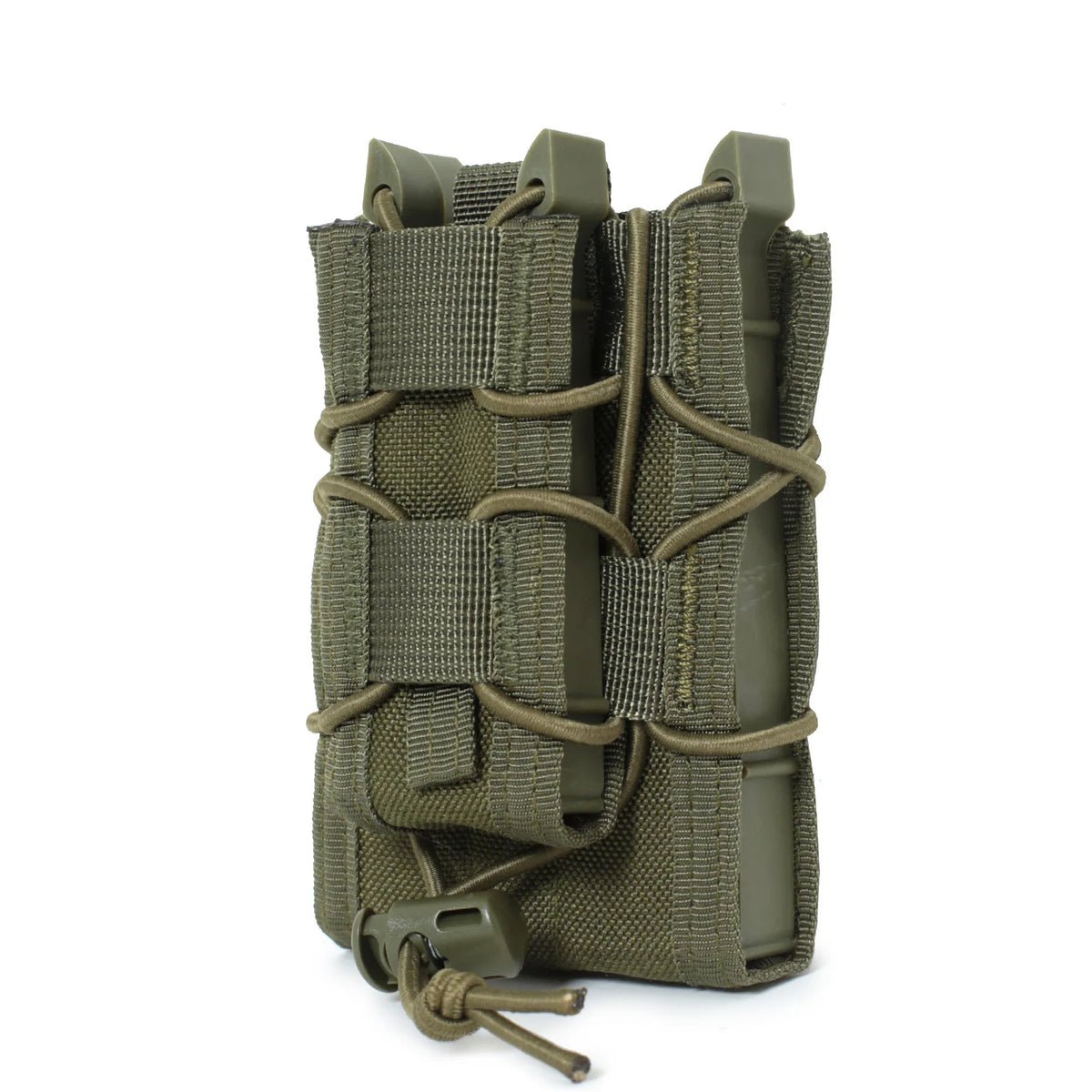 5.56 9mm Molle Magazine Pouch AK AR M4 AR15 Double Decker Magazine Holder Bag Rifle Pistol Mag Holster Hunting Vest Pouches