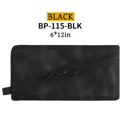 Mesh Pouch Outdoor Travel Sundries Net Bag Organize Accessories MOLLE Camping Utility Admin Pocket