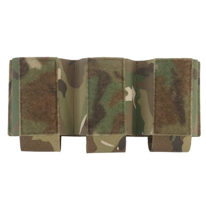 Hunting Triple 762 Magazine Pouch Elastic Retention Hook&Loop MAG Holder Built-in Plate Carrier Vest Accessory Hunting Airsoft