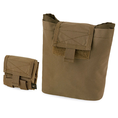 KRYDEX Tactical Magazine Dump Pouch Molle Mag Recover Drop Pouch Recycling Bag Hunting Outdoor Hiking Storage Tool Bag
