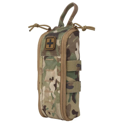Quick Access MOLLE Medical Pouch Portable First Aid Organizer for Outdoor Airsoft Emergency Gear