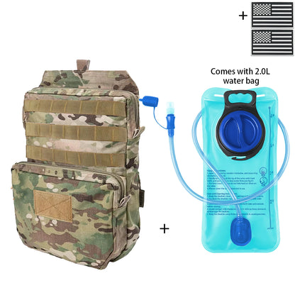 Outdoor Hunting Water Bag Set 2L Large Capacity Drinking Water Bag Portable Water Storage Bag for Hiking and Cycling