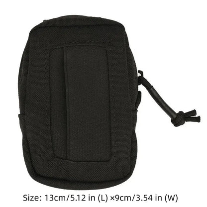 Tactical MOLLE Disposable Glove Bag Nylon Duty Belt Pouch EMT Medical Organizer Outdoor Hunting Waist Belt Accessory Pouch