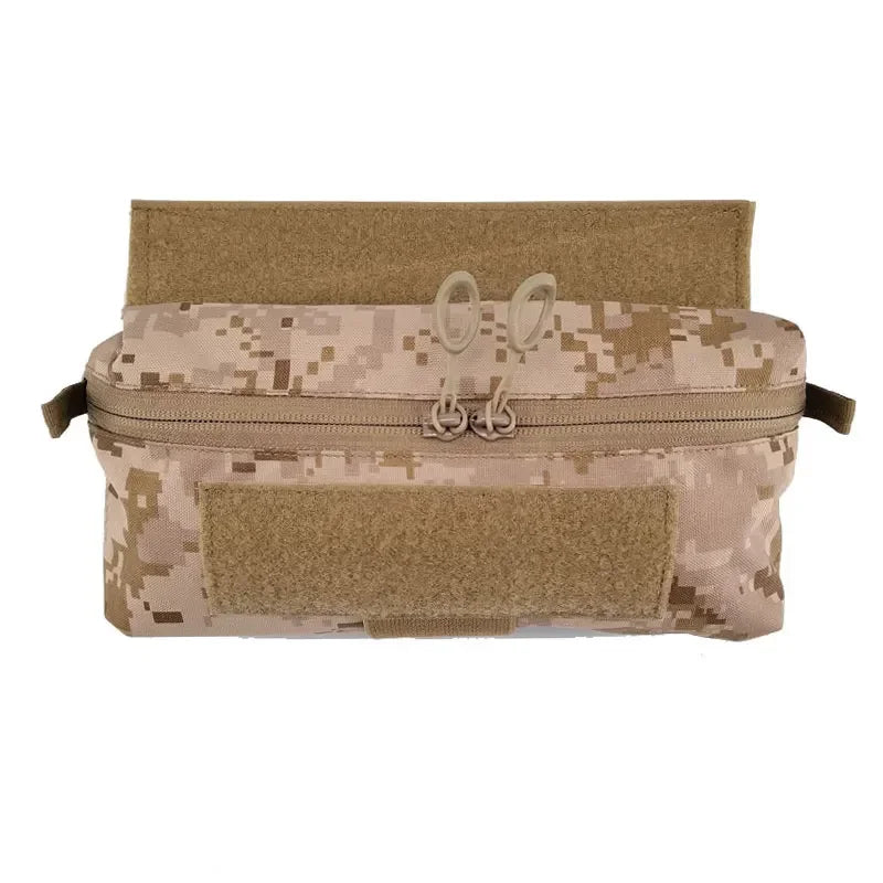 Tactical Drop Pouch D3CR MK3 MK4 Dangler Abdominal Dump Pouch Fanny Pack JPC CPC LBT Vest Mini Plate Carrier Storage Bag