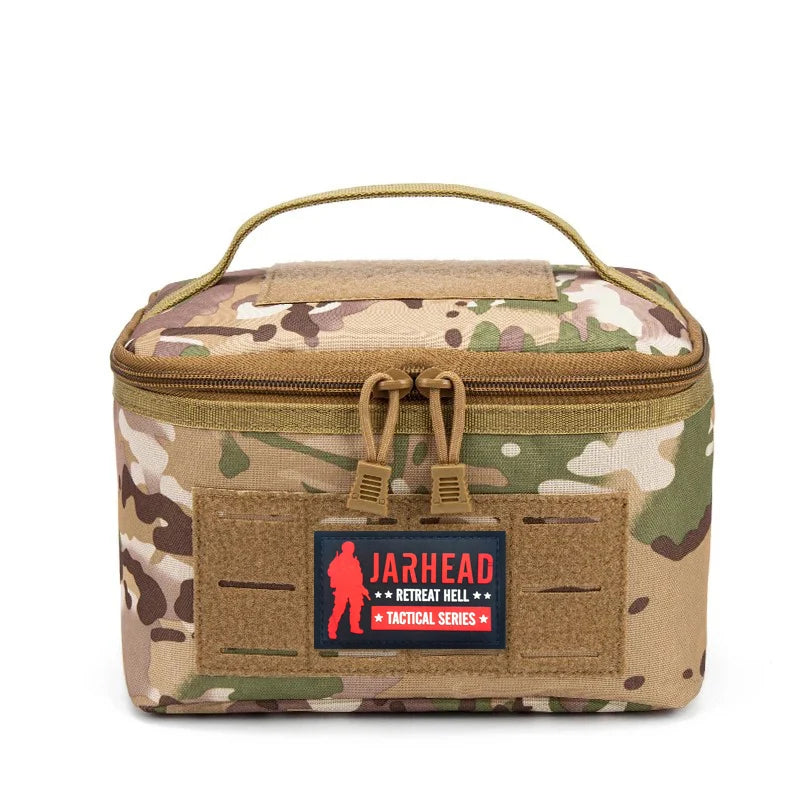 Portable Rifle Cartridge Bag Detachable Inner Space Ammunition Box Outdoor Tactical EDC Tools Handbag Hunting Ammo Bag