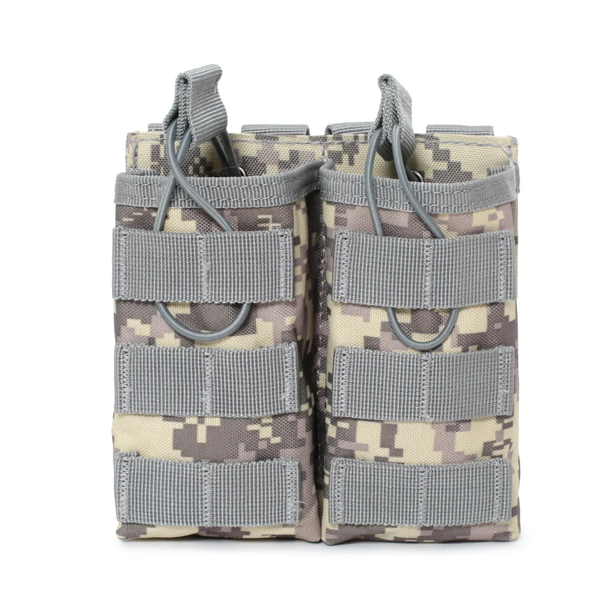 MOLLE M4 M16 Double Magazine Pouch Open Top Hunting Accessories EDC Waist Bag AR AK Rifle Mag Holder Vest Pouches