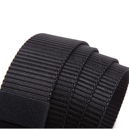 New Automatic Buckle Nylon Belt Outdoor Hunting Multifunctional Tactical Canvas Belt High Quality Men Belt