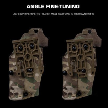 Tactical Left/Right Hand X300U-A Flashlight Pistol Holster Hand for 6354DO Glock17 Gen4 G19 with QLS Drop Leg Airsoft Gear